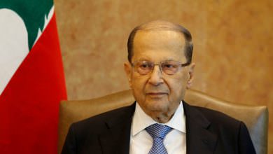 الرئيس اللبناني يدعو الادارة الاميركية لإيجاد حل عادل للقضية الفلسطينية