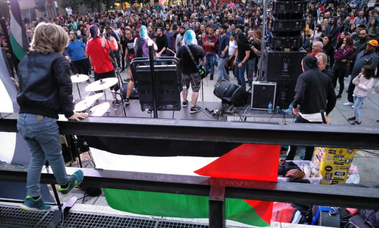 نظمت حركة المقاطعة BDS في مدريد مهرجانًا فنيًا بعنوان فلسطين حرة