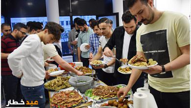 مائدة افطار رمضانية لطلابنا الفلسطينيين في مركز دارنا في برلين