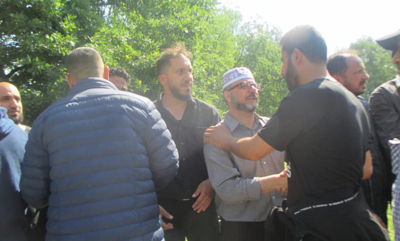 تشييع جنازة المرحومة سميرة فيومي ام فادي سعد بمقبرة الشبنداو في برلين