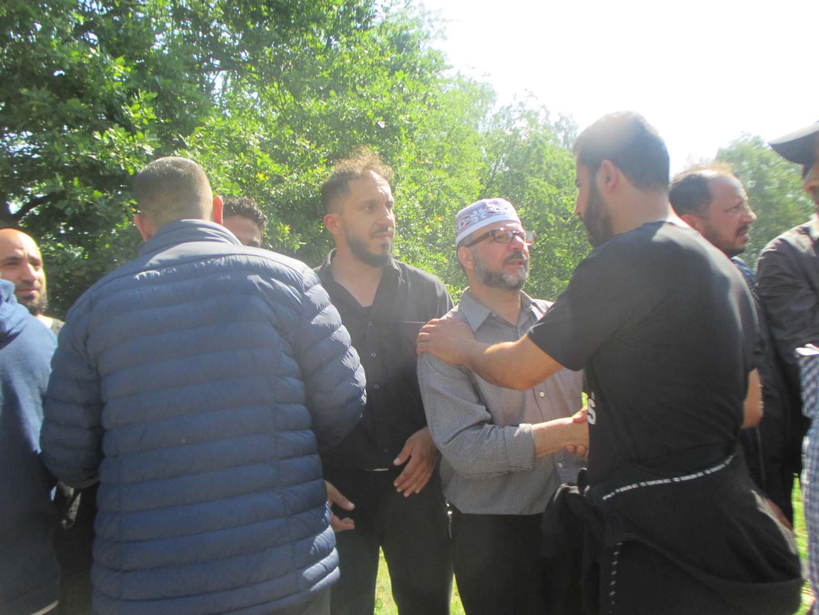 تشييع جنازة المرحومة سميرة فيومي ام فادي سعد بمقبرة الشبنداو في برلين