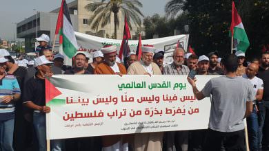 حركة الجهاد الإسلامي تشارك بفعاليات يوم القدس العالمي في لبنان