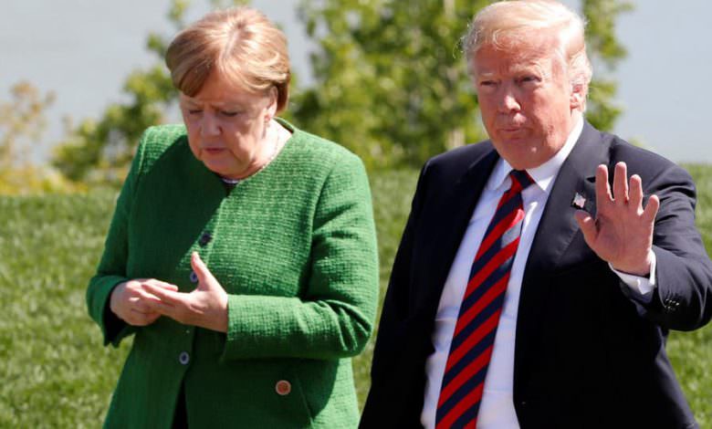 في 10 دقائق .. ترمب وميركل ناقشا الأوضاع الليبية