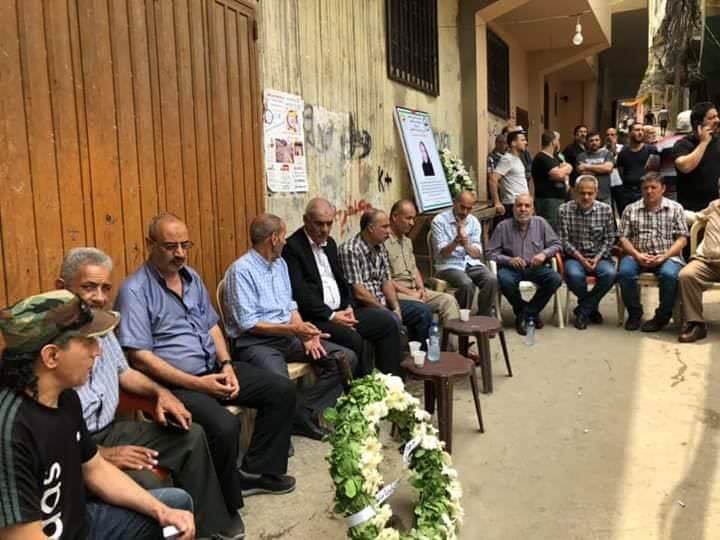 جنازة اختكم سلام محمود سويدان في مخيم البداوي