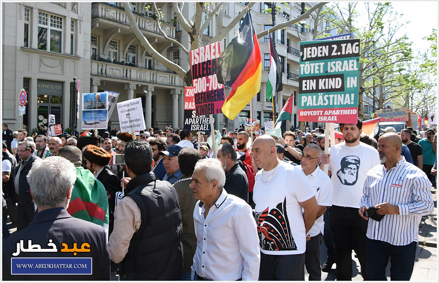 إحياء يوم القدس العالمي في العاصمة الألمانية برلين وسط اجراءات أمنية كثيفة