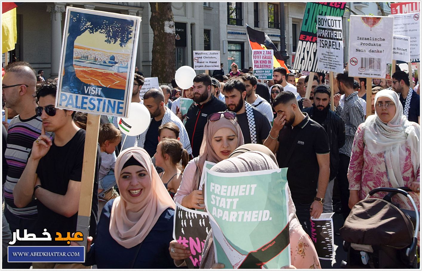 إحياء يوم القدس العالمي في العاصمة الألمانية برلين وسط اجراءات أمنية كثيفة