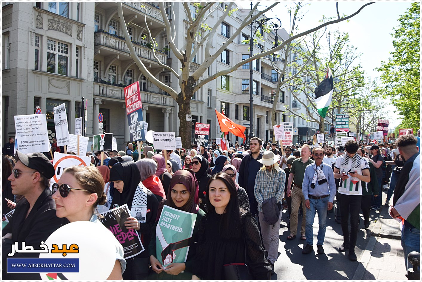 إحياء يوم القدس العالمي في العاصمة الألمانية برلين وسط اجراءات أمنية كثيفة