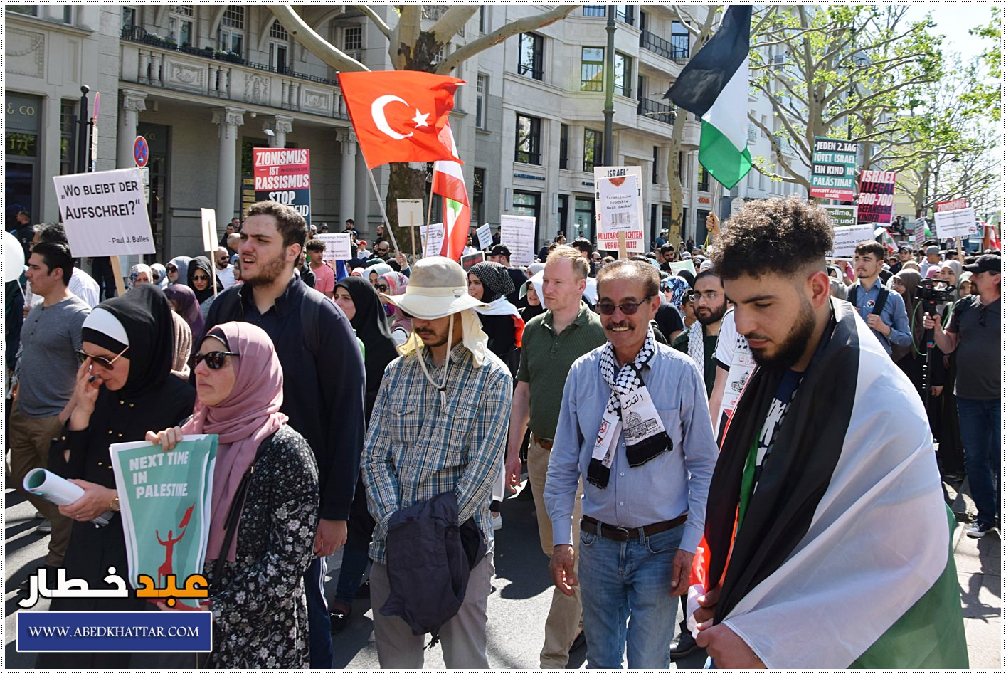 إحياء يوم القدس العالمي في العاصمة الألمانية برلين وسط اجراءات أمنية كثيفة
