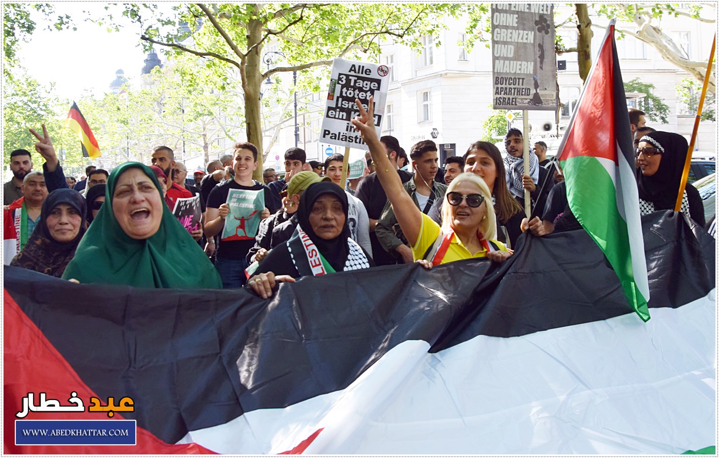 إحياء يوم القدس العالمي في العاصمة الألمانية برلين وسط اجراءات أمنية كثيفة