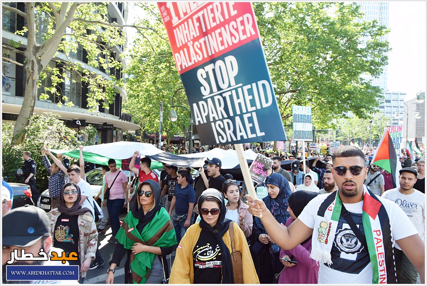 إحياء يوم القدس العالمي في العاصمة الألمانية برلين وسط اجراءات أمنية كثيفة