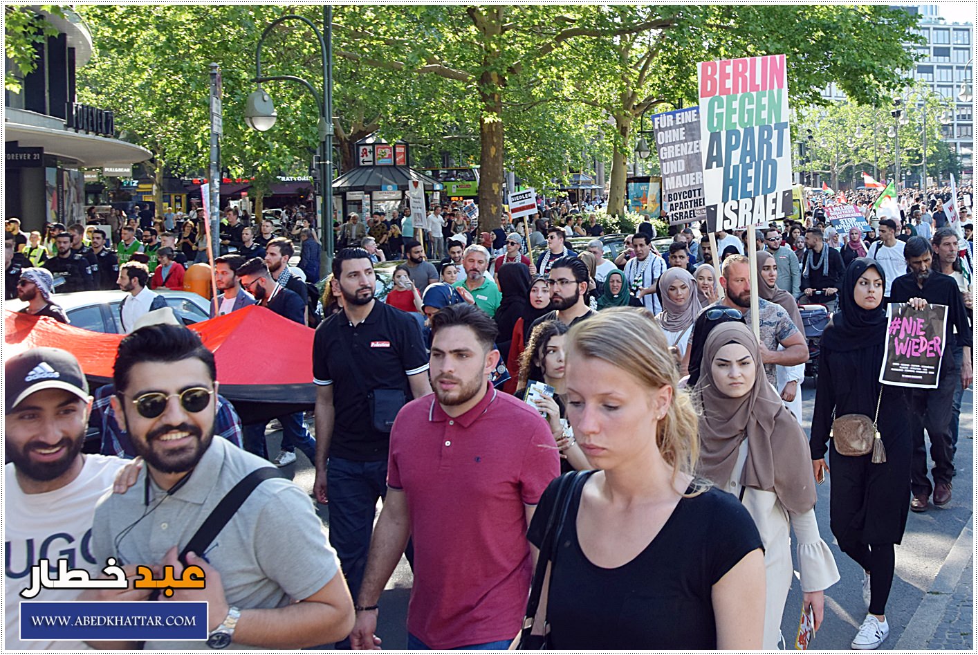 إحياء يوم القدس العالمي في العاصمة الألمانية برلين وسط اجراءات أمنية كثيفة