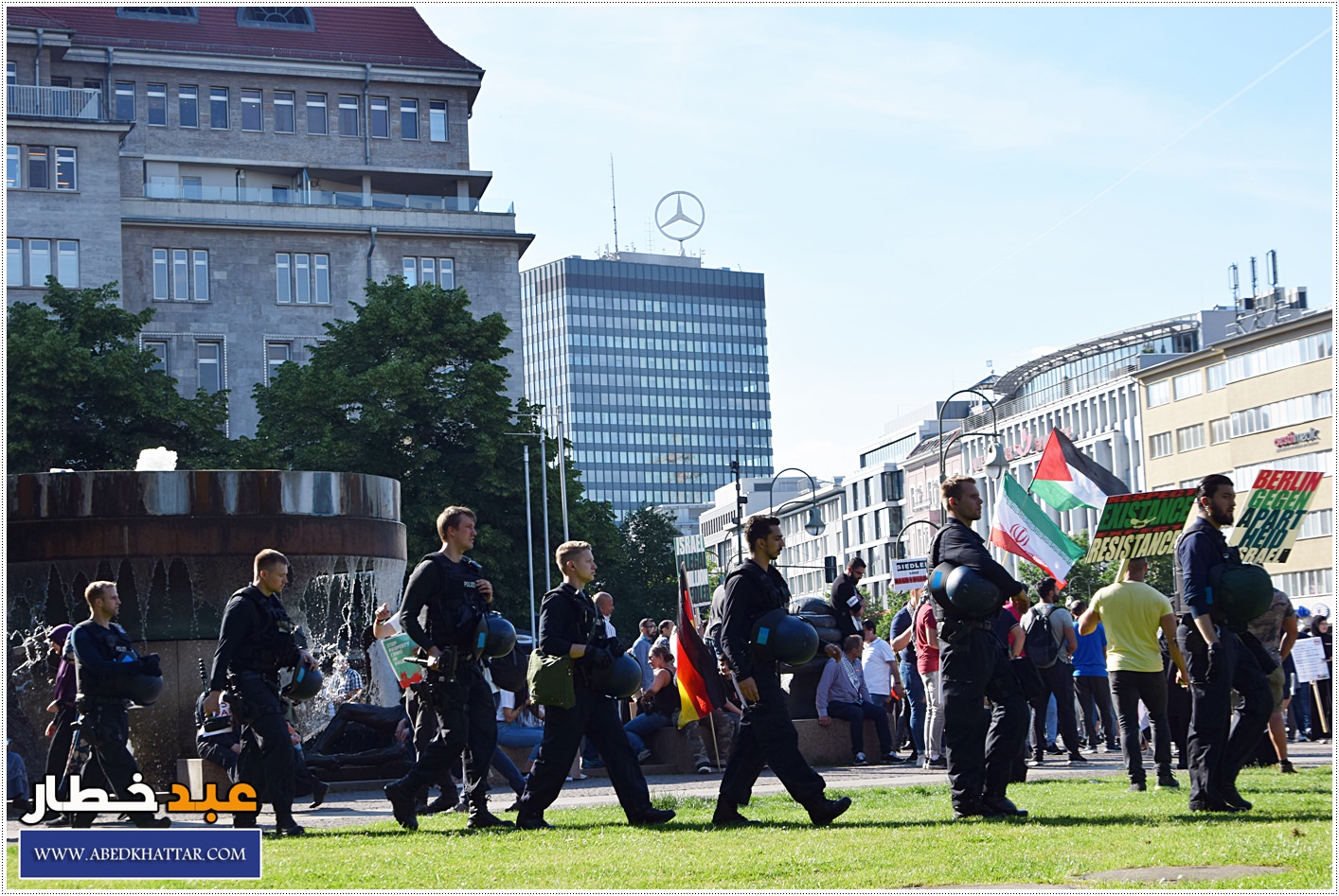 إحياء يوم القدس العالمي في العاصمة الألمانية برلين وسط اجراءات أمنية كثيفة