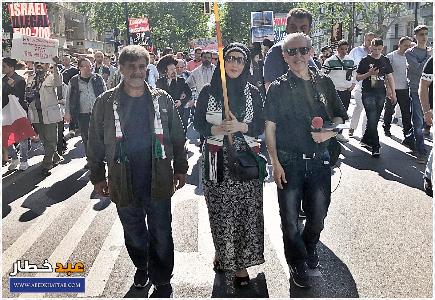 إحياء يوم القدس العالمي في العاصمة الألمانية برلين وسط اجراءات أمنية كثيفة