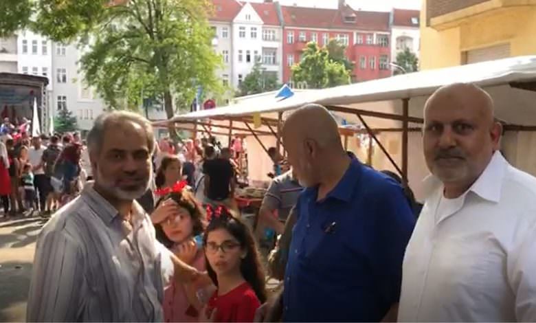 أجواء حفل العيد الذي نظمته المراكز الإسلامية أمام المركز الثقافي التربوي الإسلامي في برلين