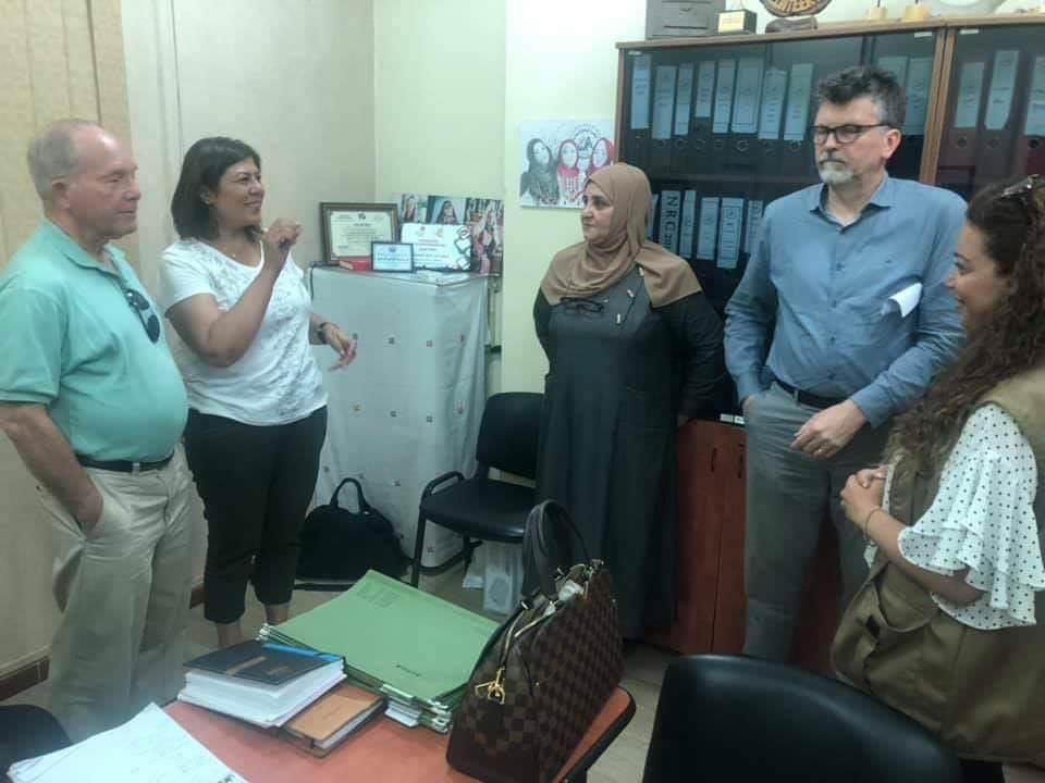 جمعية البرامج النسائية في مخيم البداوي تستقبل وفداً من مؤسسة  أنيرا لبنان