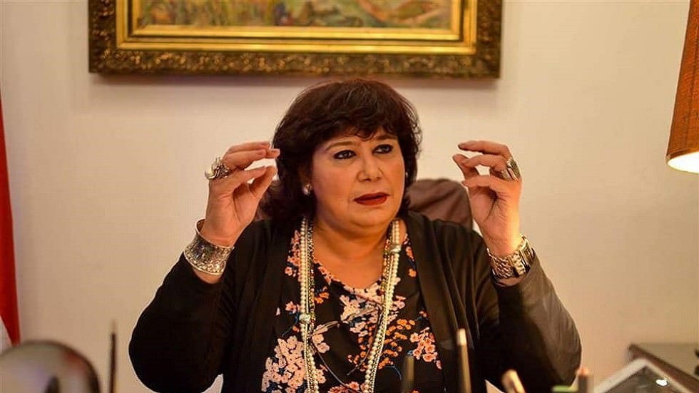 وزيرة الثقافة المصرية- إيناس عبد الدايم 