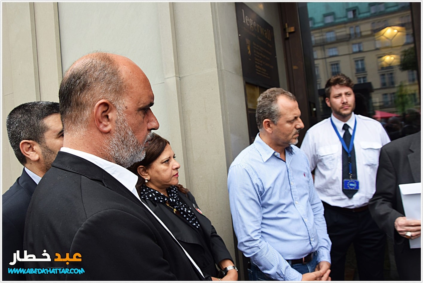 وفد من اللجنة الوطنية الفلسطينية في برلين .. إلى مقر بعثة المفوضية الأوروبية .. يسلم رسالة إحتجاج على هدم الإحتلال للمنازل الفلسطينية