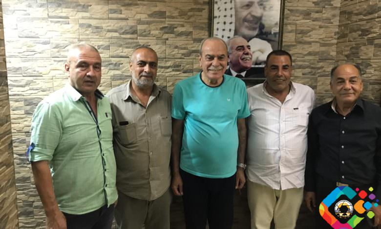 اللواء سلطان ابو العينين يستقبل كوادر من حركة فتح.