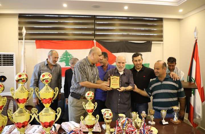 حفل تتويج الفائزين في دوري الاخوة اللبناني الفلسطيني السابع لكرة القدم