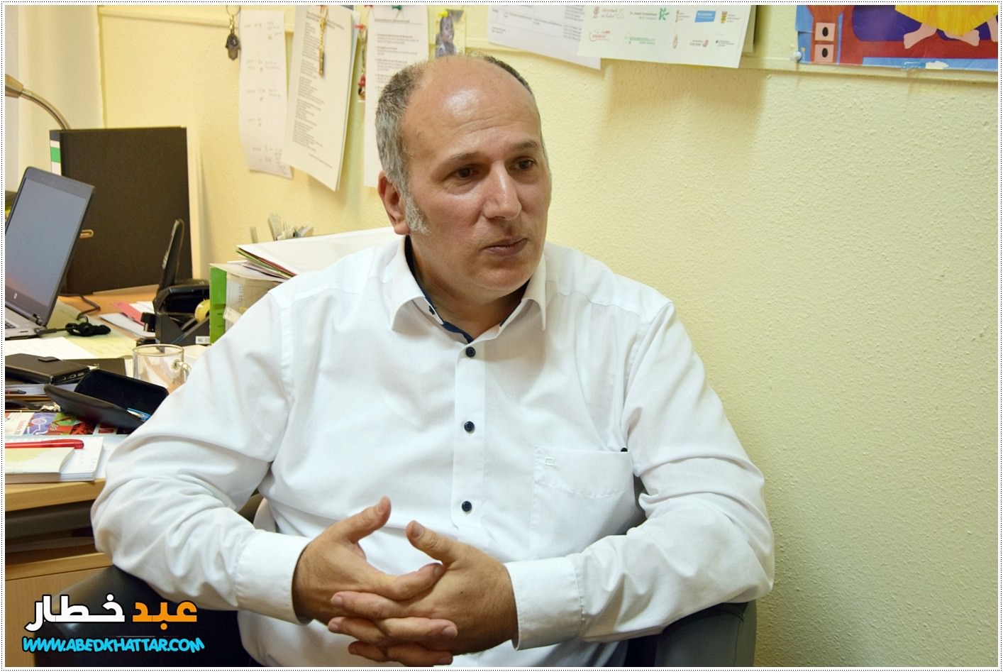 حمد ناصر مدير المركز التربوي الجيرة في حلقة بانوراما برلين