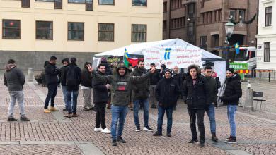 فلسطينيون مرفوضة طلبات لجوئهم في السويد يواصلون حراكهم في يتبوري