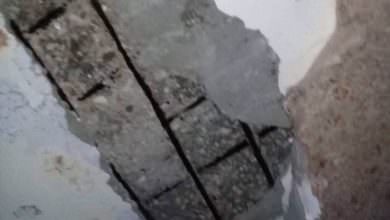نجاة عائلة في عين الحلوة نتيجة انهيار جزء من سقف منزلها