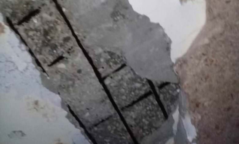 نجاة عائلة في عين الحلوة نتيجة انهيار جزء من سقف منزلها