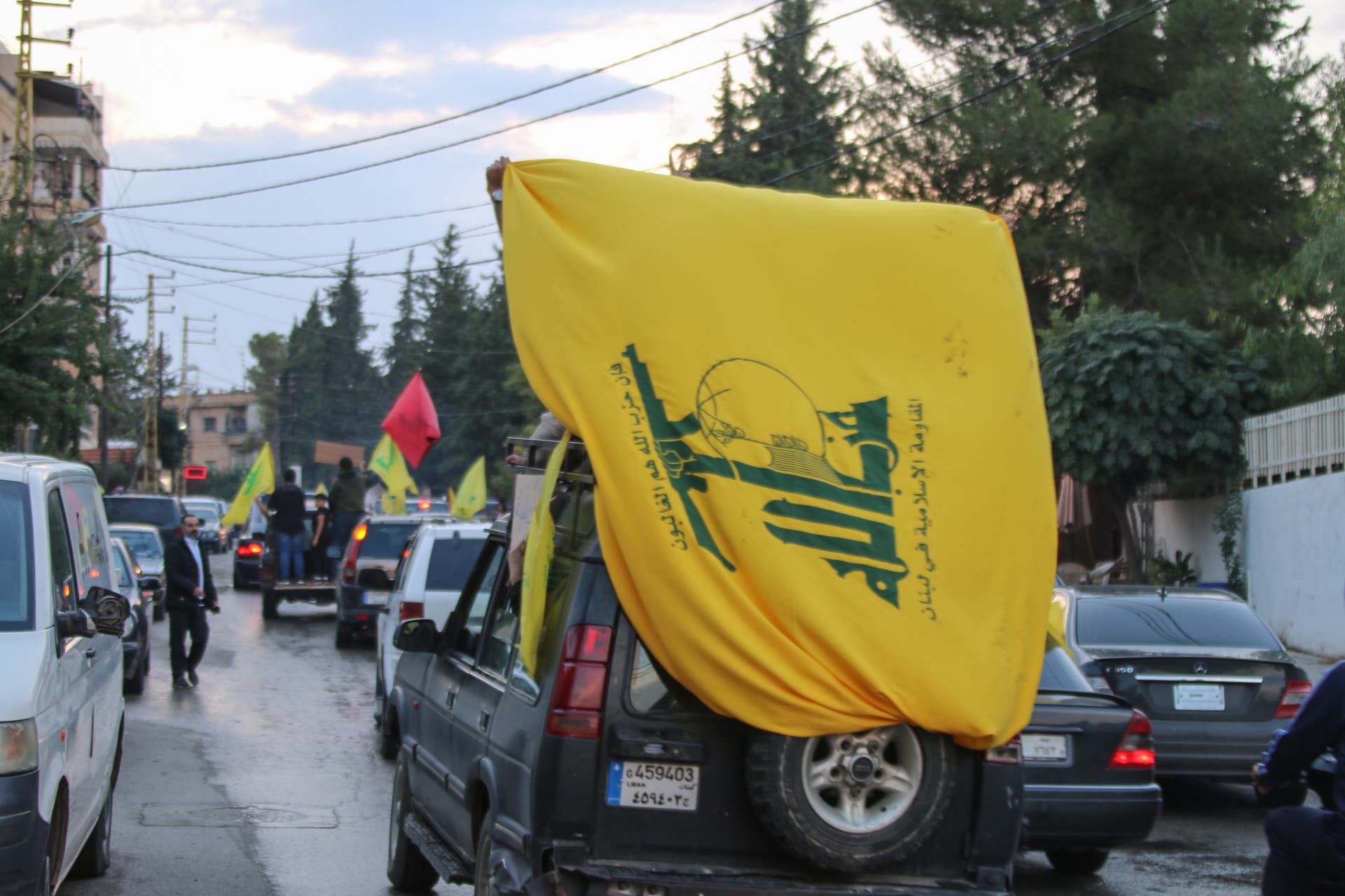 من مسيرات حزب الله في بعلبك