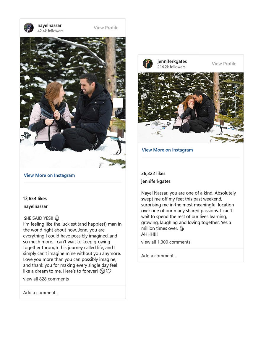 جينيفر عبر حسابها على إنستغرام