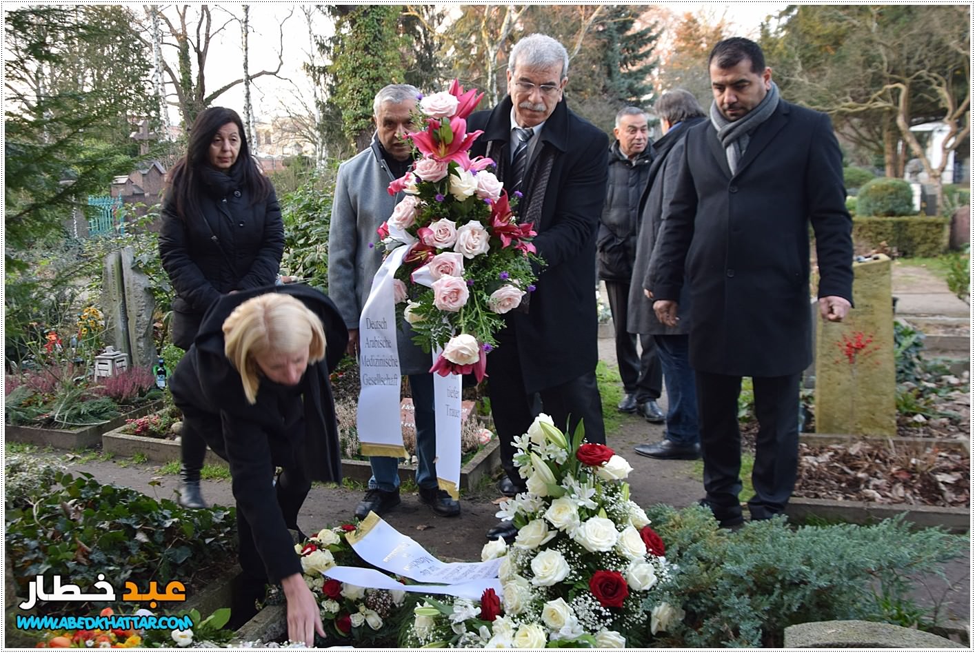 مراسم دفن البرفسور زغفرد فوغل في برلين