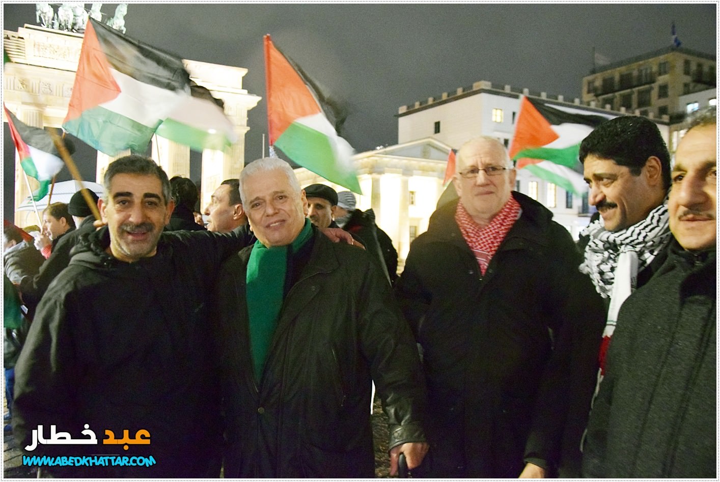 وقفة احتجاجية في العاصمة الالمانية برلين رفضا لقرار صفقة ترامب