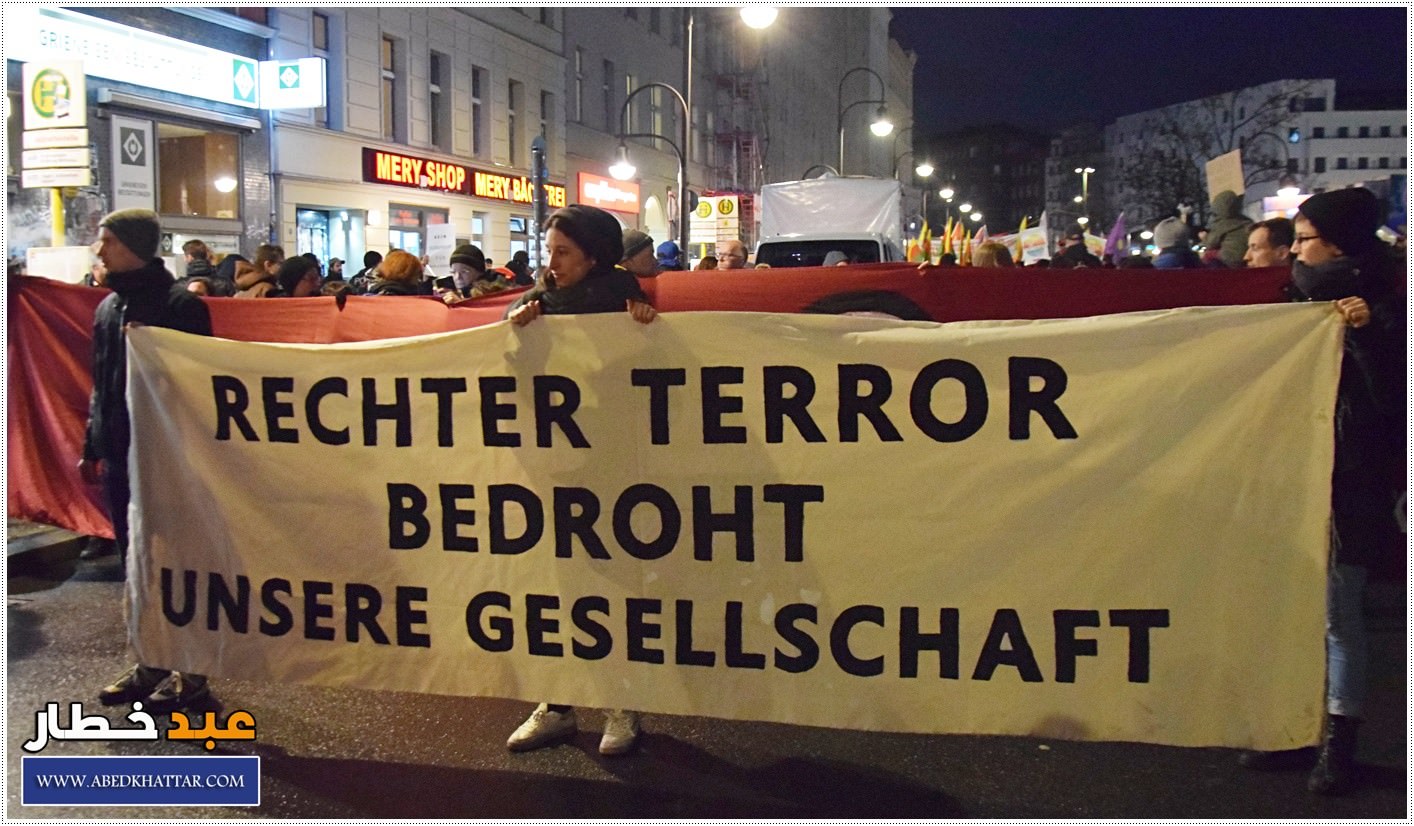 الالاف في مظاهرات حاشدة ببرلين بعد مقتل تسعة أشخاص في مدينة هاناو التابعة لولاية هيسّن