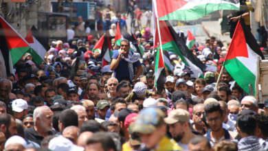 مظاهرات رافضة لـ صفقة القرن في المخيمات الفلسطينية في لبنان.