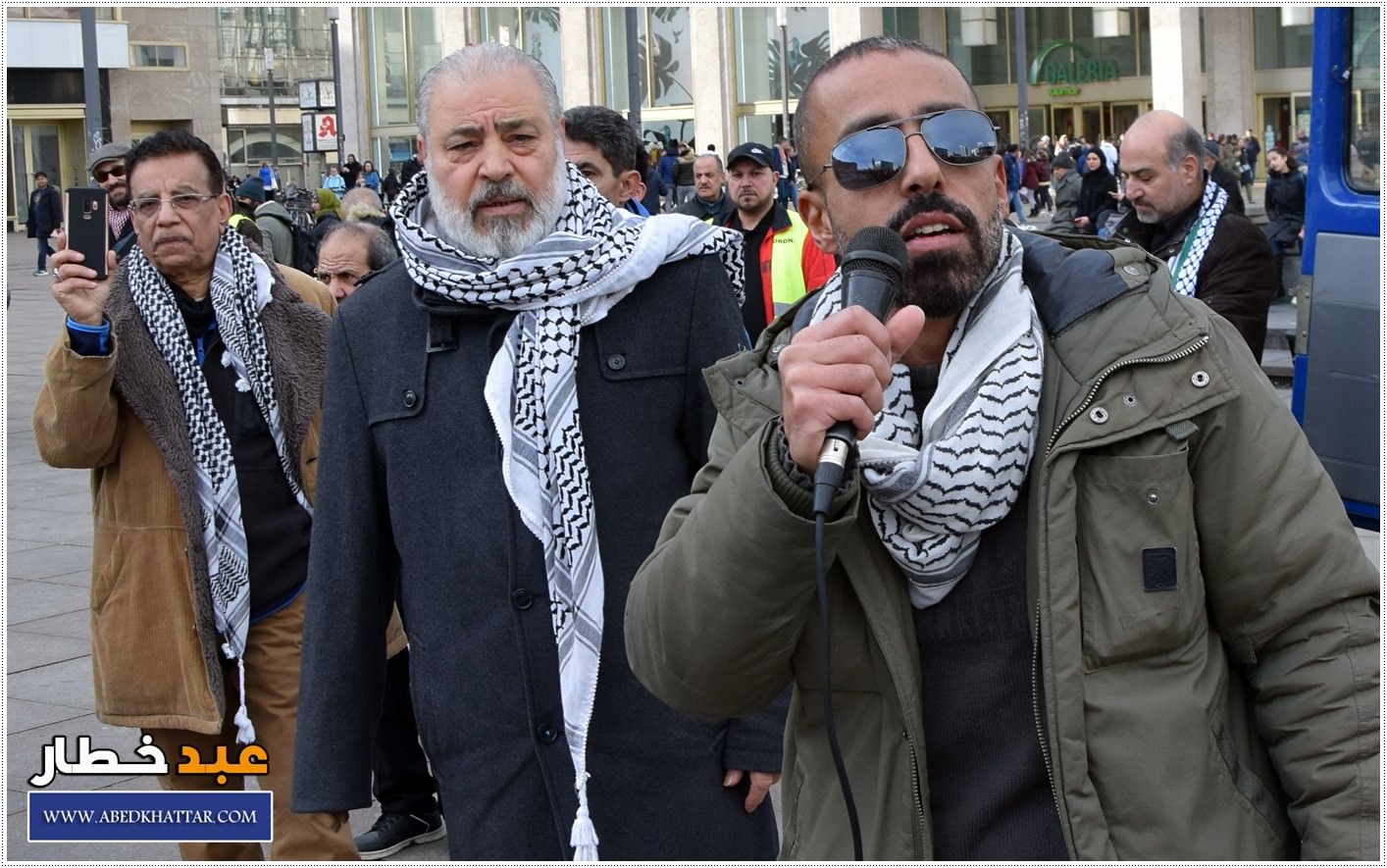 لجنة العمل الوطني الفلسطيني والمؤسسات الفلسطينية تنظم تظاهرة حاشدة ضد صفقة القرن في العاصمة الألمانية / برلين