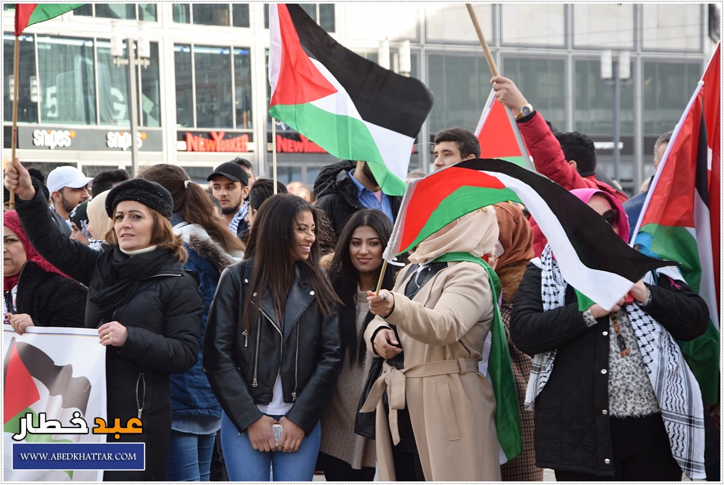 لجنة العمل الوطني الفلسطيني والمؤسسات الفلسطينية تنظم تظاهرة حاشدة ضد صفقة القرن في العاصمة الألمانية / برلين