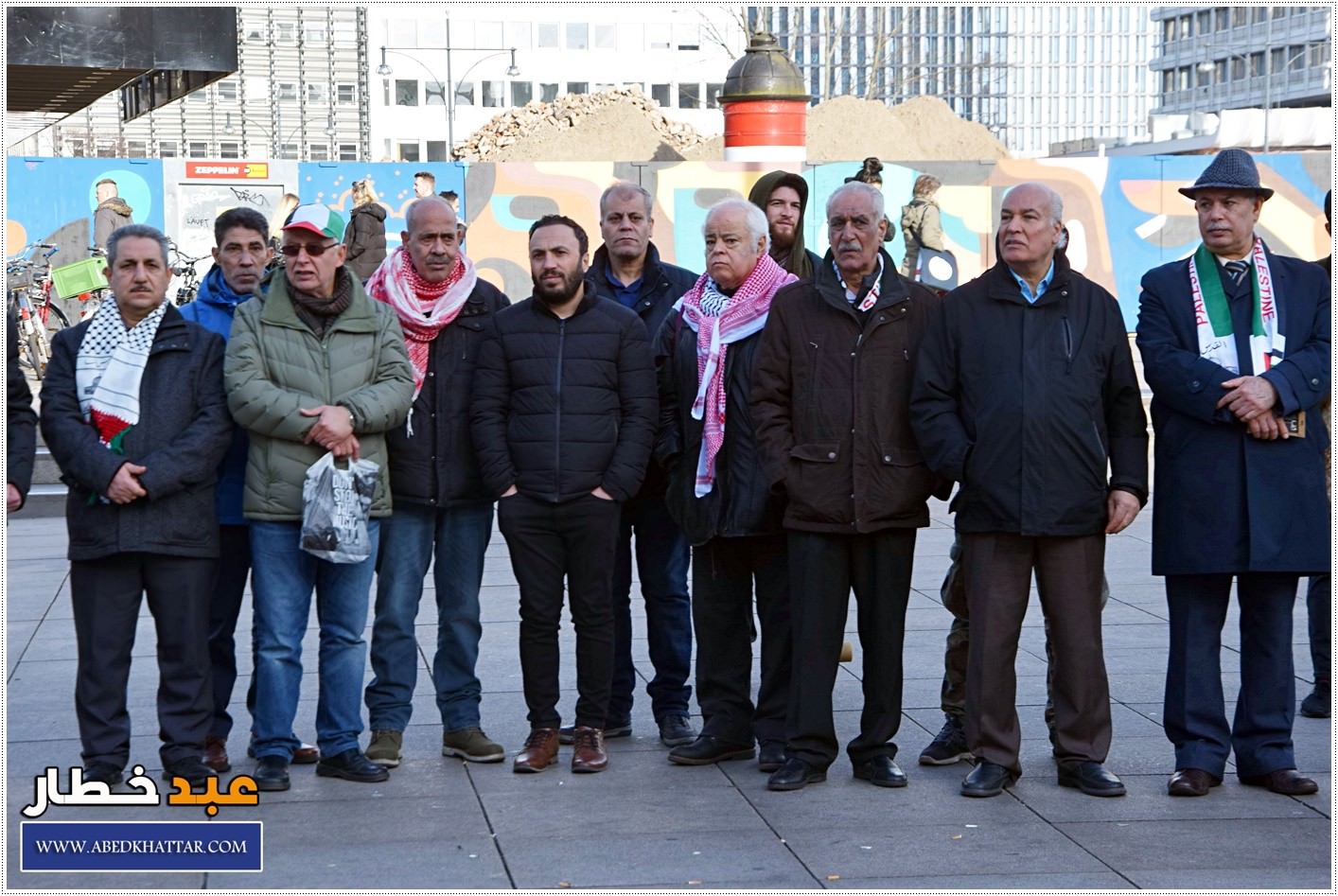 لجنة العمل الوطني الفلسطيني والمؤسسات الفلسطينية تنظم تظاهرة حاشدة ضد صفقة القرن في العاصمة الألمانية / برلين