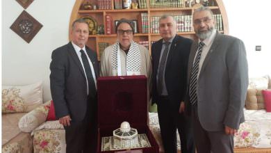 مؤتمر فلسطينيي اوروبا يكرم رئيس الحكومة المغربية السابق السيد عبد الإله بنكيران