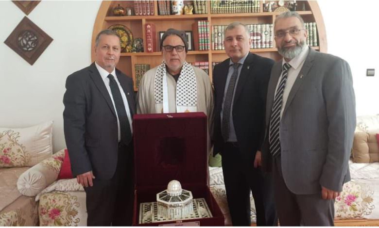 مؤتمر فلسطينيي اوروبا يكرم رئيس الحكومة المغربية السابق السيد عبد الإله بنكيران