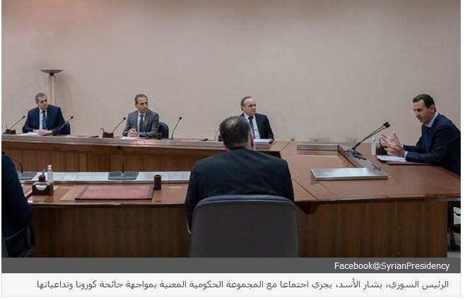 الأسد يحذر من كارثة في سوريا بسبب جائحة كورونا