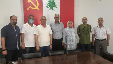 الجبهة الشعبية لتحرير فلسطين تلتقي الحزب الشيوعي اللبناني