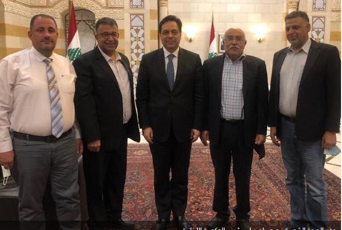 الشعبية تلتقي رئيس الحكومة اللبنانية حسان دياب
