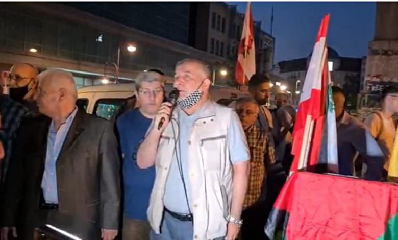 كلمة الأخ الأستاذ أبو عبدالله ماجد الزير في الوقفة التضامنية مع لبنان وشعبه