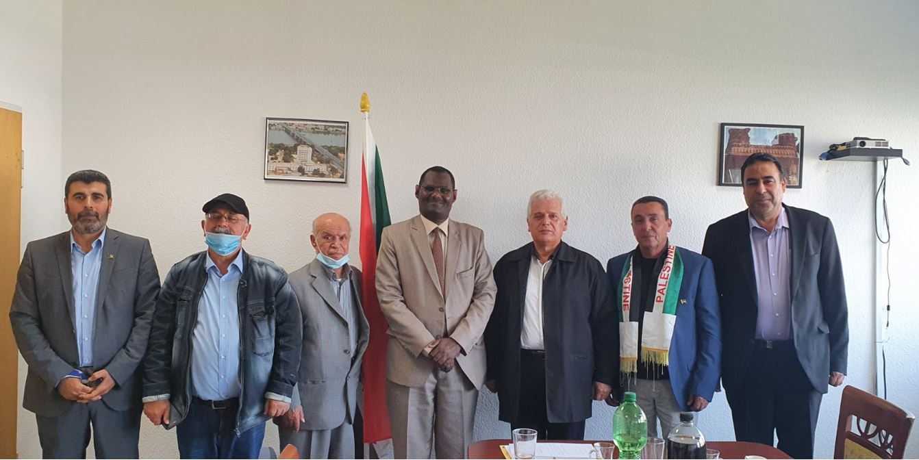 هيئة المؤسسات والجمعيات الفلسطينية والعربية في برلين تزور السفارة السودانية