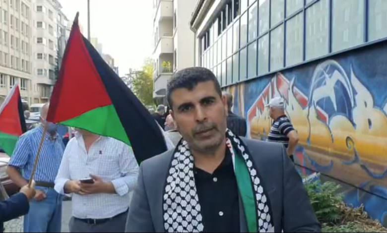كلمة السيد تيسير الخلف في الإعتصام أمام مقر جامعة الدول العربية في مدينة برلين