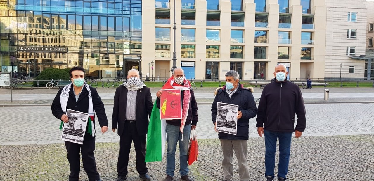 وقفة إحتجاج ضد سياسة الإعتقال الإداري وتضامناً مع الأسير البطل ماهر الأخرس المضرب عن الطعام