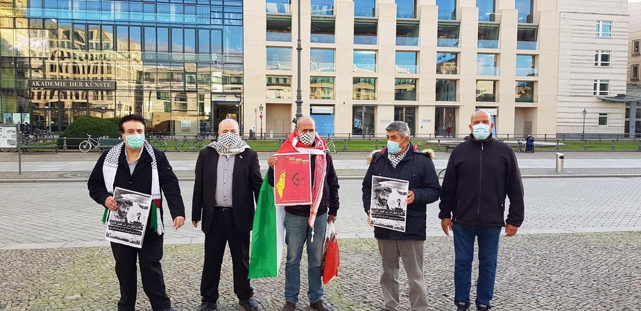 وقفة إحتجاج ضد سياسة الإعتقال الإداري وتضامناً مع الأسير البطل ماهر الأخرس المضرب عن الطعام