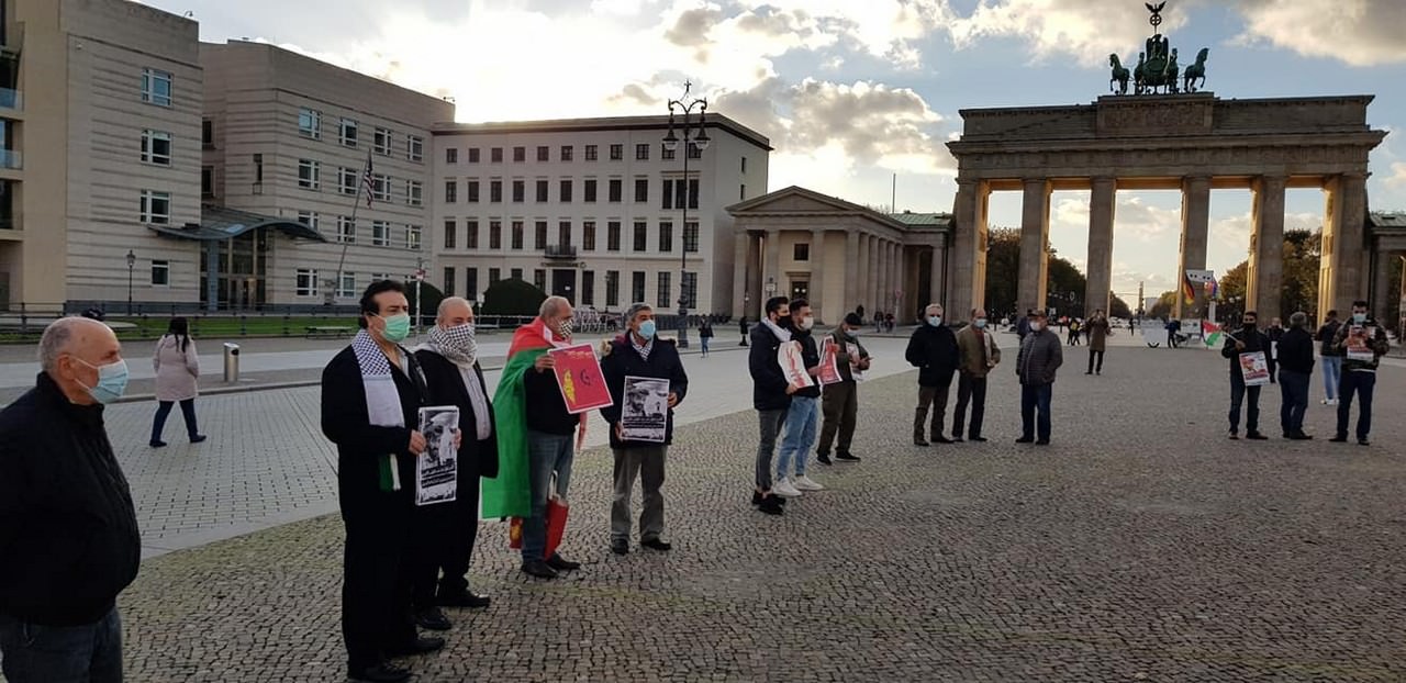 وقفة إحتجاج ضد سياسة الإعتقال الإداري وتضامناً مع الأسير البطل ماهر الأخرس المضرب عن الطعام