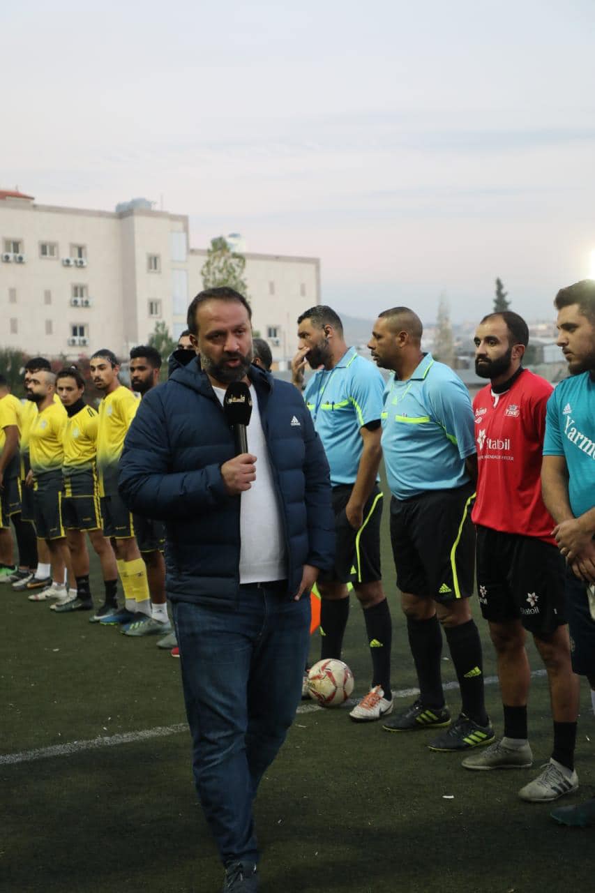 فوز نادي الهلال على نادي اليرموك في بطولة الياسر على ارض ملعب فلسطين في مخيم البداوي