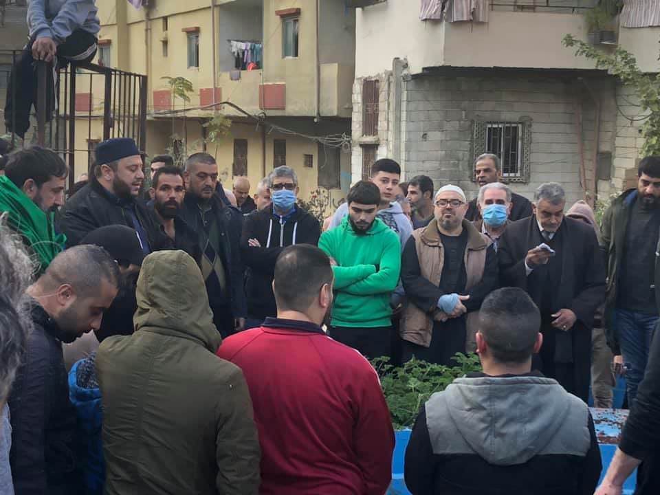 جنازة الحاجة أمال خطار - ام سامر سلمون في مخيم البداوي