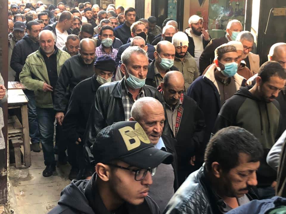 جنازة الحاجة أمال خطار - ام سامر سلمون في مخيم البداوي